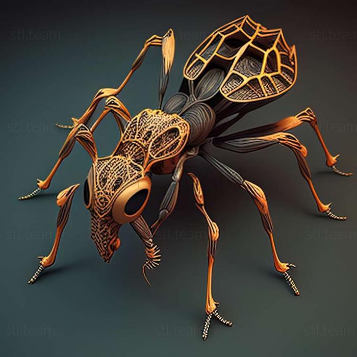 3D model Polyrhachis ypsilon (STL)